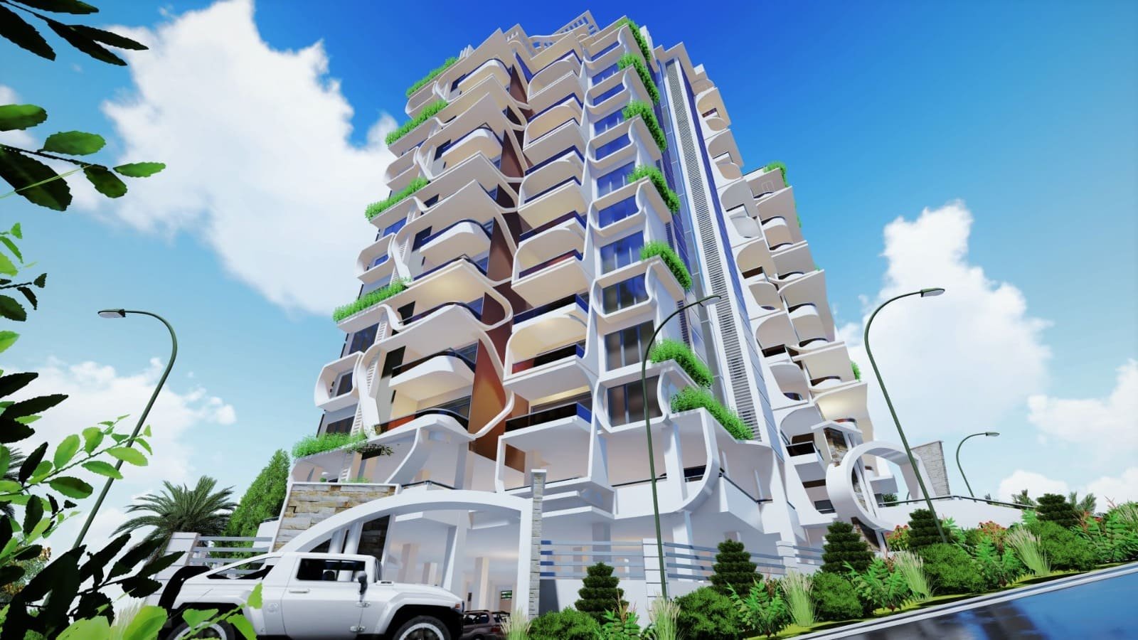 Krish Emerald Towers in Kololo